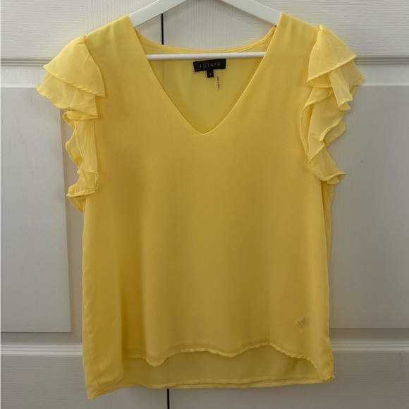 1. State Dakota Flutter Sleeve Blouse - Picture 2 of 6